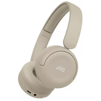 JVC HA-S59W Peakomplekt Juhtmega ja juhtmevaba Peapael Muusika/Igapäevane USB USB-C Bluetooth Beež
