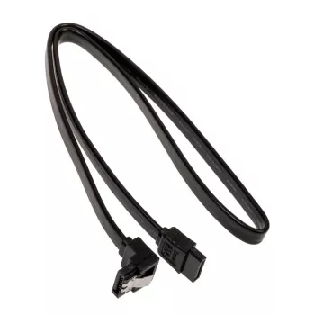 SATA-kaabel Akasa Proslim 90° 50 cm — täisnurkne SATA andmekaabel, 50 cm