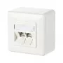 METZ CONNECT BTR C6A moodul 2 porti 180° M AP - ühenduspistikupesa, pinnapajaldatav - RJ-45 X 2 - puhasvalge, RAL 9010 (130B11D20002-E)