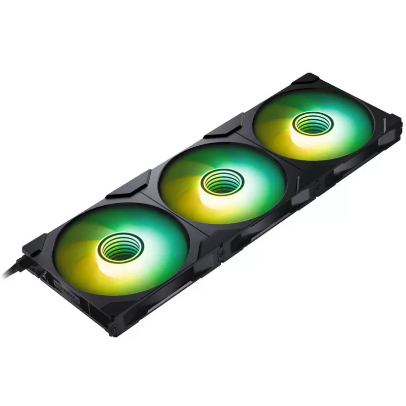 PHANTEKS NV Series NV7 E-ATX-korpus, karastatud klaas, ARGB - must & M25 Gen2 PWM D-RGB ventilaatori 3-ne pakk - pööratud labadega, 140mm + DRGB komplekt