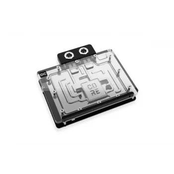 Alphacool 10265 tagaplaat akrüül alumiinium kroom vask nailon must 161 mm