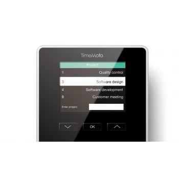 Tööajamärkija Safescan 125-0586 must sõrmejälg parool kiipkaart