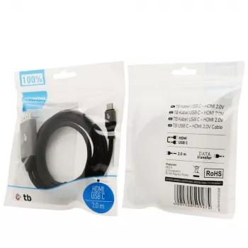 TB kaabel HDMI 2.0V - USB 3.1 Type C (AKTBXVH1P20C20B)