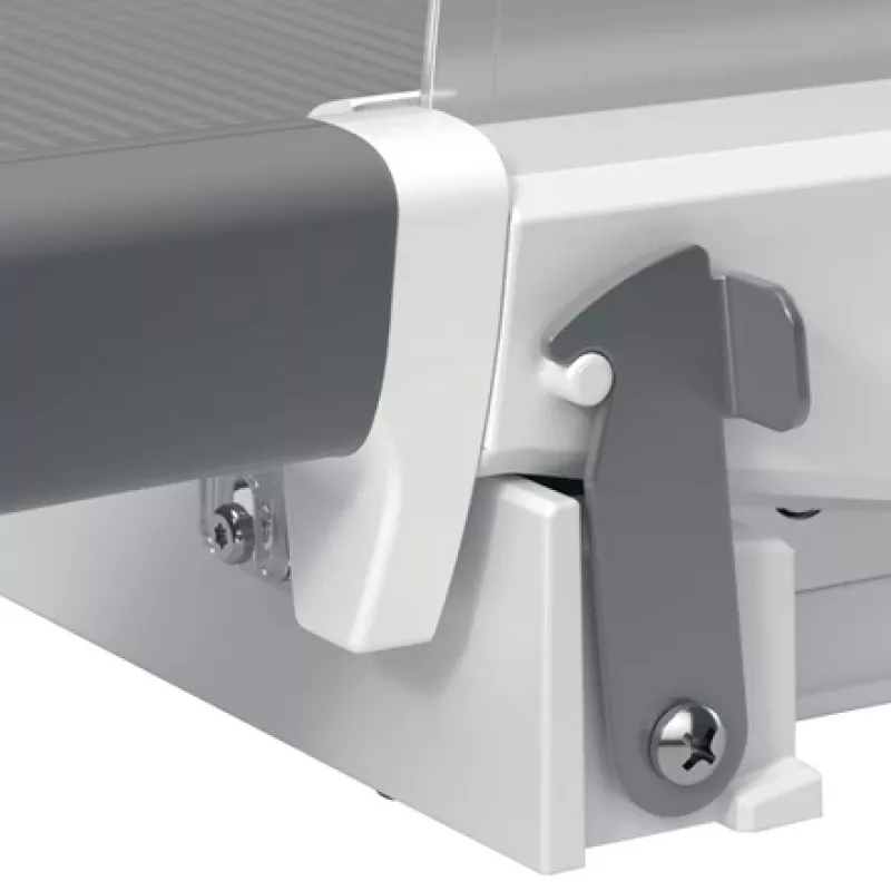 Leitz Precision Office paberilõikur A4+, 15 lehte, manuaalne klamber, roostevaba teras, A4 Maxi, 80 g/m², klaas