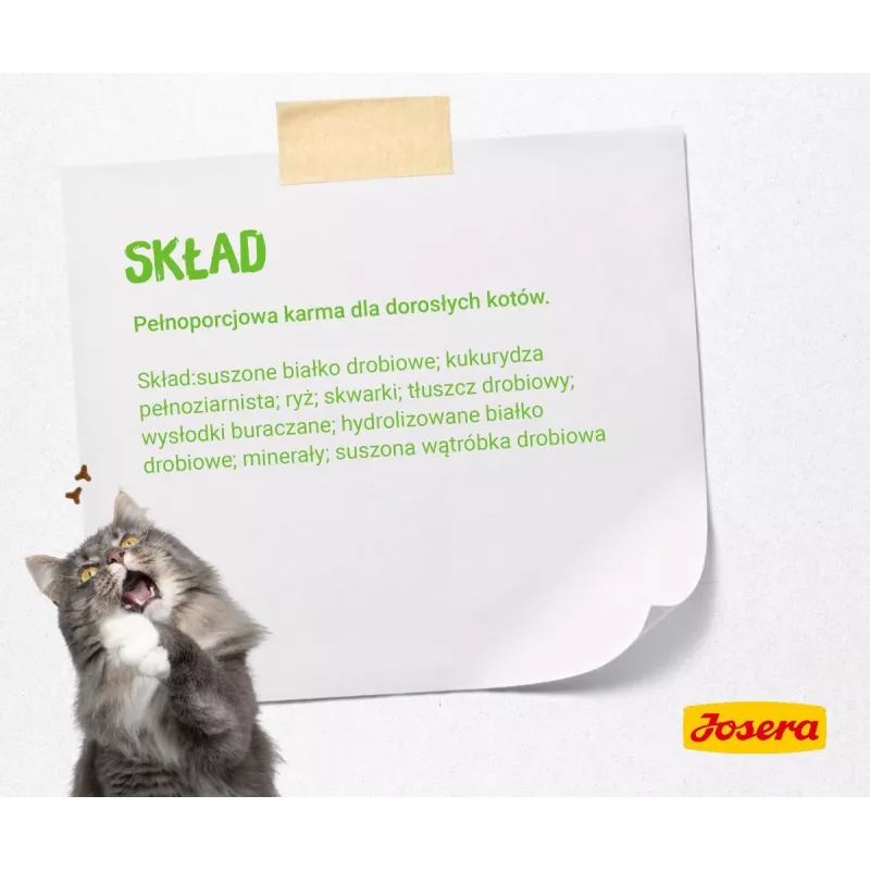 Josera SensiCat kasside kuivtoit 2 kg Täiskasvanu Maks