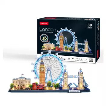 3D Pusle CubicFun Cubic Fun City Line London LED 107 tk