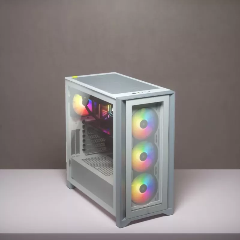 Corsair iCUE 4000X RGB Midi Tower Valge