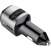 FM transmitter 4smarts 456201 Sigaretisüütepistik Must Hõbedane AM FM Bluetooth