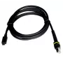 Laadimiskaabel ACT CBA-U61-S07ZAR Zebra vöötkoodilugejale — USB-C kuni RJ-45, 2,13 m