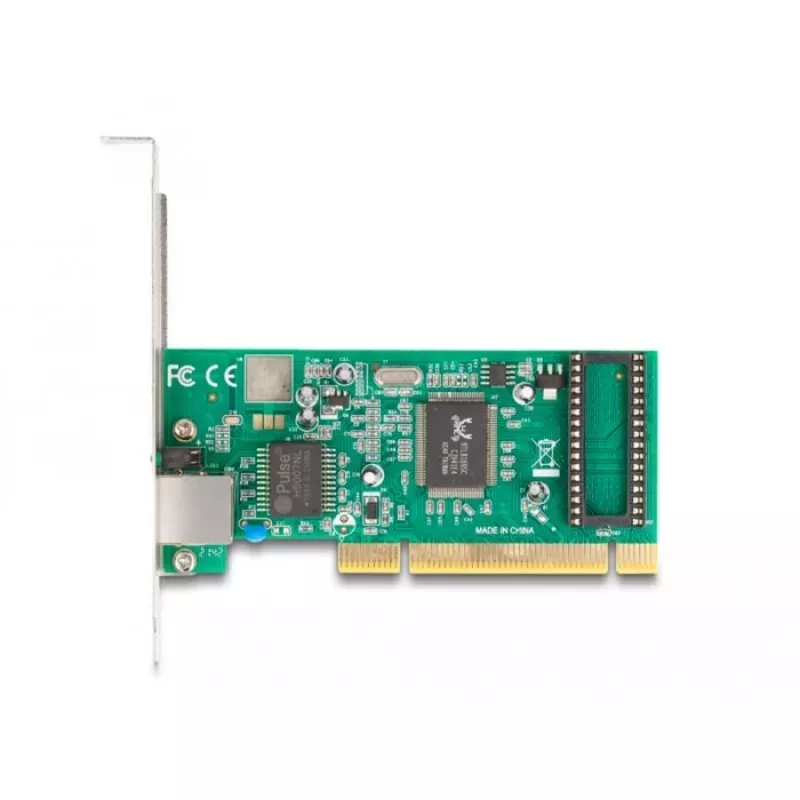 DeLOCK PCI-kaart 1 x RJ45 Gigabit LAN RTL täiskõrgus/madalprofiil