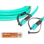 Lightwin LDP-50 LC-LC 10.0 OM3 FD kiudoptiline kaabel 10 m akvamariinvärvi (LDP-50 LC-LC 10.0 OM3 FD)