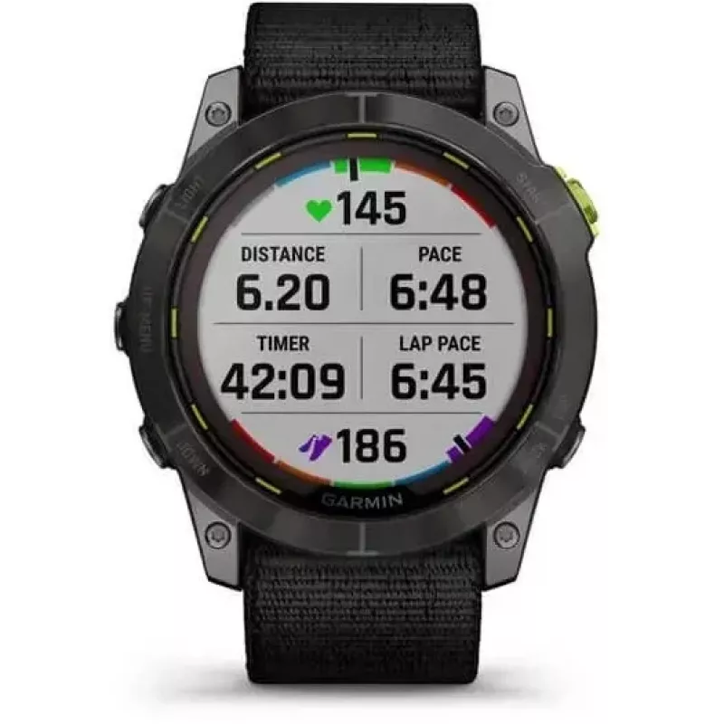 Garmin Enduro 2 3,56 cm (1,4 inch) MIP 35 mm digitaalne 280 x 280 pikslit puuteekraan hall Wi-Fi GPS (satelliit)