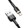 Baseus Cafule kaabel USB Lightning 1,5 A 2 m (kuld+must)