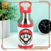 Paladone Super Mario metallist veepudel kõrrega