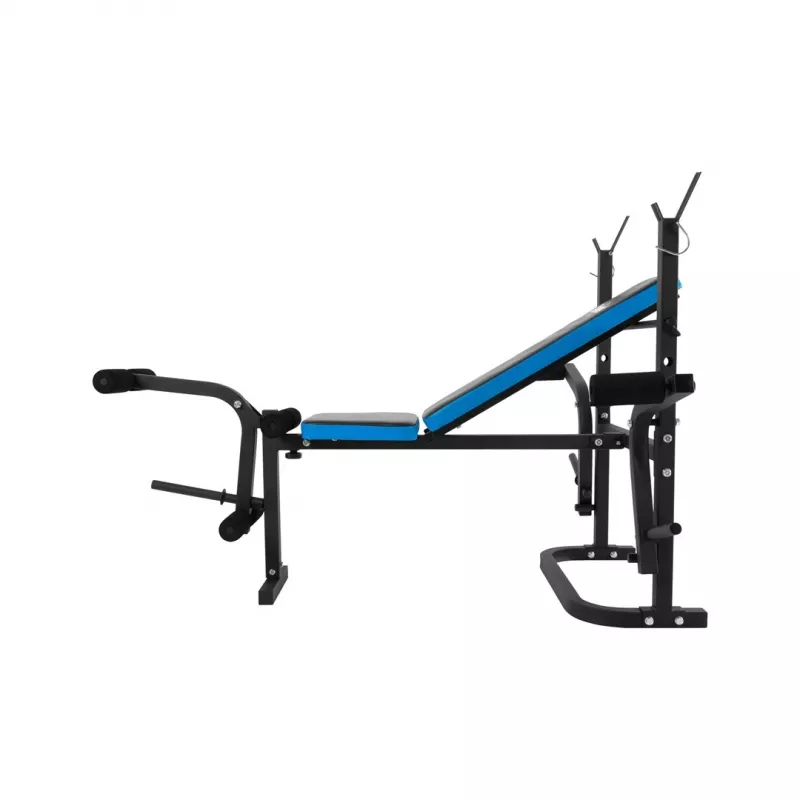 Reguleeritav multifunktsionaalne treeningpink Rebel RBA-2007 — reguleeritava seljatoe ja istmega, kokkupandav, 1610×1300×1005 mm, 18,6 kg