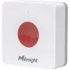 Juhtmeta meditsiiniline paanikanupp Milesight WS101915M, patareitoitega LiCoO2, 50×50×18 mm, valge