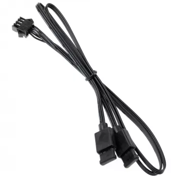 Kaabliadapter Kolink 4‑Pin ventilaator 3‑Pin 5V ARGB-le, 0,4 m