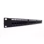 DIGITUS Professional DN-91624U - patch-paneel - RJ-45 x 24 - must, RAL 9005 - 1U (19 inch)