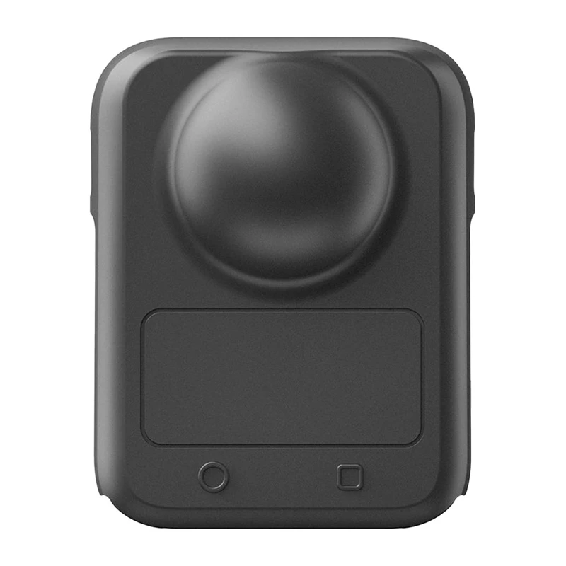 Silikoonkate objektiivikaitsmega PULUZ DJI Osmo 360 jaoks (must)