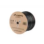 LANBERG võrgukaabel Cat5e U/UTP LCU5-12CU-0305-BK, 24 AWG vask, 305 m, must