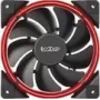 120mm PCCOOLER CORONA-RED korpuse ventilaator, 1000–1800 p/min, punane LED