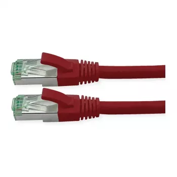ROLINE RM patch-kaabel Cat.6A S/FTP (PiMF), Punane, 0,3 m