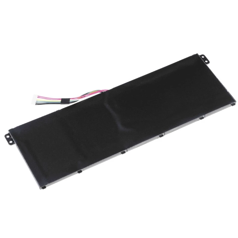 Aku roheline Cell AC52 Acer Aspire E11 ES1-111M ES1-131 E15 ES1-512 Chromebook CB3-111 CB5-311, 11,4V 2200mAh Li-Ion, 3 elementi, must