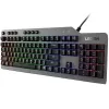 Mehaaniline mänguriklaviatuur Lenovo Legion K500 — täissuuruses 104-klahviline USB, QWERTY US English, RGB taustvalgustus, hall/must
