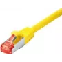 Tecline exertis Connect - paigalduskaabel - RJ-45 (M) kuni RJ-45 (M) - 10 m - SSTP-kaabel - CAT 6 - halogeenivaba - kollane (71510Y)