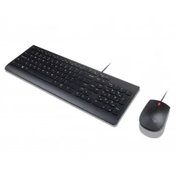 Lenovo 4X30L79897 klaviatuur Hiir kaasas Universaalne USB QWERTZ Saksa Must