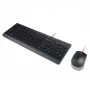 Lenovo 4X30L79897 klaviatuur Hiir kaasas Universaalne USB QWERTZ Saksa Must