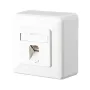 METZ CONNECT BTR E-DAT C6 8(8) AP - Seinakarp - RJ-45 - Puhas valge, RAL 9010 (1307370002-I)