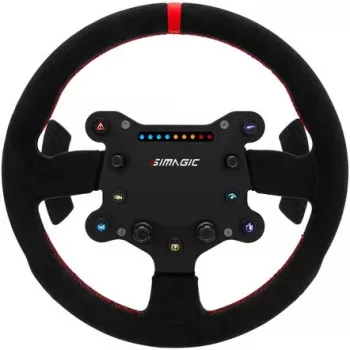 Simagici GTS Alcantara S202 rool — Alcantara-kattega sim-võidusõidurool, mudel S202