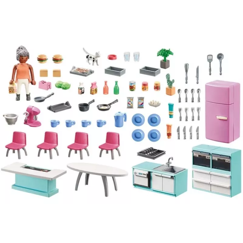 Köök Playmobil My Life Kitchen 71608 Mitmevärviline Plast 4-10 aastat