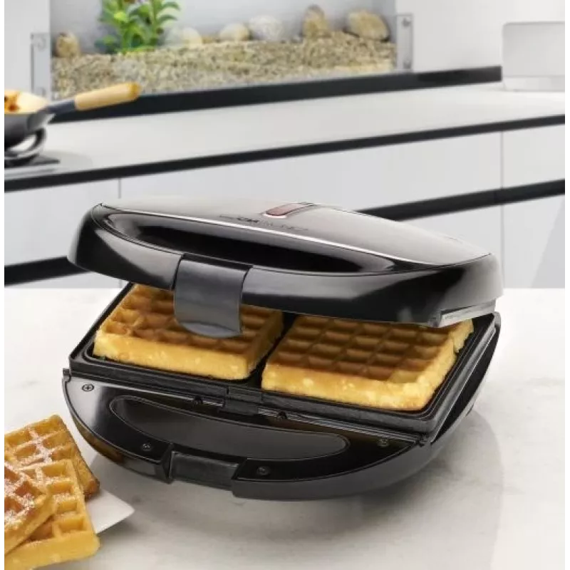 Clatronic ST/WA 3670 võileivagrill 800 W Must, roostevaba teras