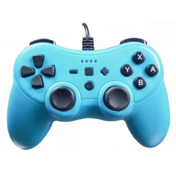 Juhtmega kontroller SUBSONIC SA5488-1 Neoonsinine — Nintendo Switchile, juhtmega ühendus