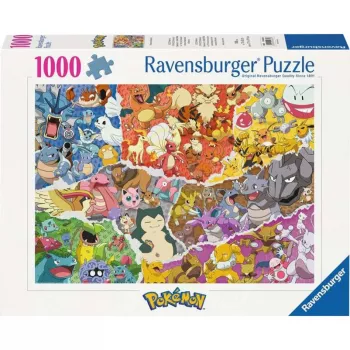 Pusle Ravensburger Värvipusle 1000 tk (12000832) — Multikad, 700 mm laius, soovituslik vanus 14+