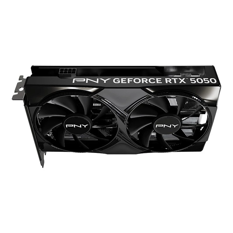Graafikakaart PNY GeForce RTX 5050 — 8 GB GDDR6, 2317 MHz, 128-bit, PCIe x8 5.0, kahe ventilaatoriga jahutus