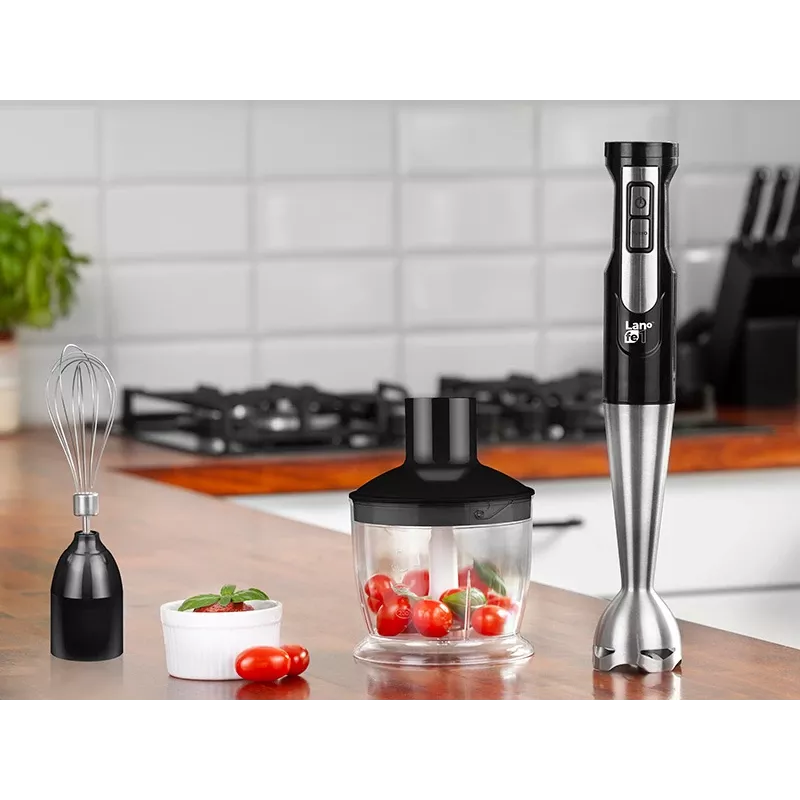 Käsimikser LAFE BRK-003A, 800 W, must/hõbedane, roostevabast terasest tera, 0,6 l kauss, 0,5 l kann