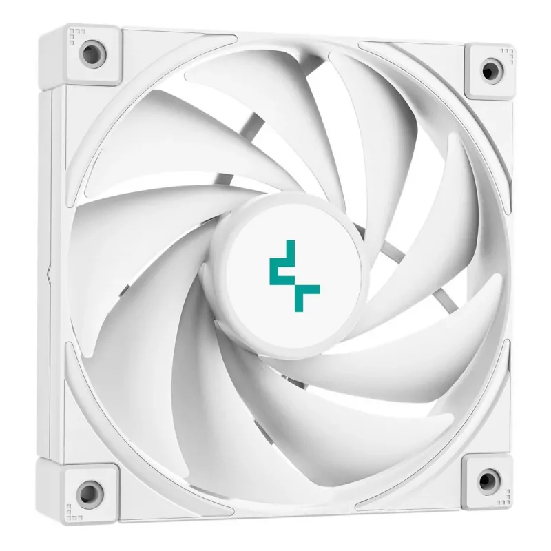 Õhkjahuti DeepCool AK620 Digital SE Valge — kahe 120 mm ventilaatoriga, 6 soojustoru, PWM, LGA 1700 tugi, sisseehitatud ekraan