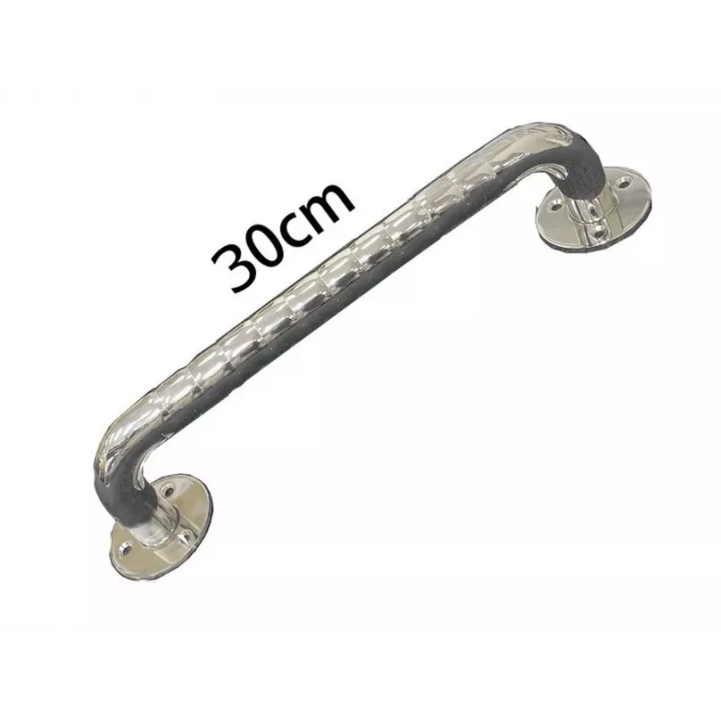 Roostevabast terasest gofreeritud vannitoa käsipuu 30 cm