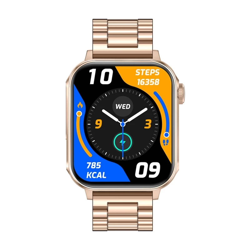 Nutikell Colmi P80 Steel Gold — 1,83-tolline ekraan, pulsikell
