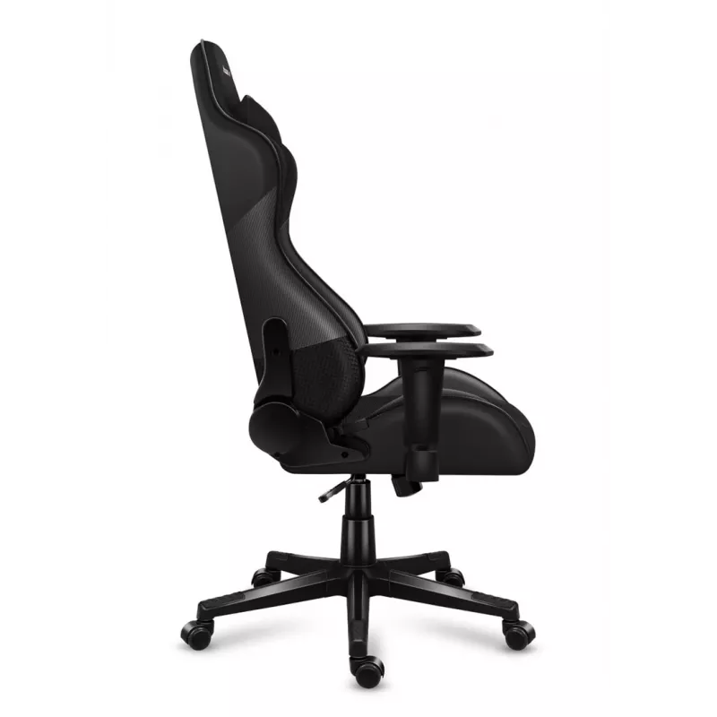 Mängutool huzaro Force 6.2 Carbon — ergonoomiline mängutugitool, reguleeritav kõrgus 44–53,5 cm, maksimaalne koormus 130 kg, võrkiste, polsterdatud seljatugi