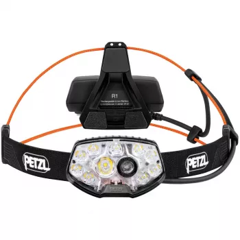Pealambi taskulamp Petzl NAO RL Must Oranž LED 1500 lm USB