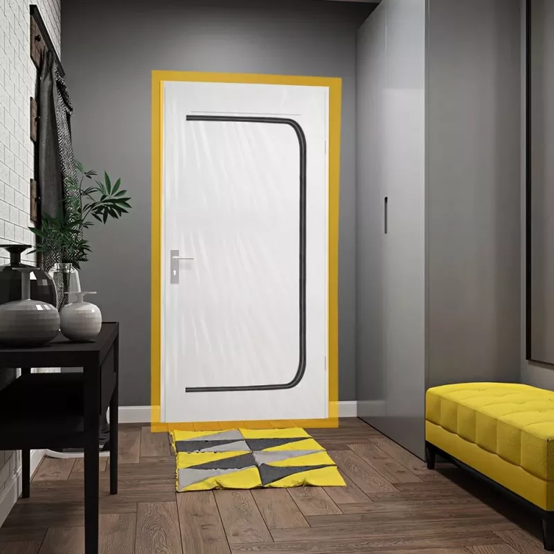 tolmutõkkekardin ukse renoveerimine Xxl, tolmukardin 230X135 uks