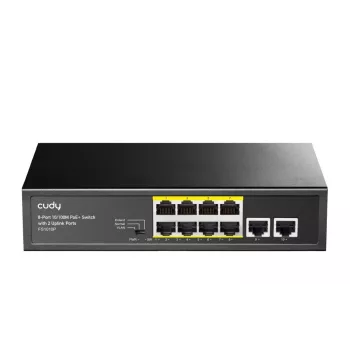 Cudy FS1010P võrgulüliti Fast Ethernet (10/100) Power over Ethernet (PoE) must