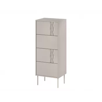 Cama 4S TRESSE kummut 50x40x125 kašmiir matt