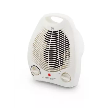 Elektrikerise küttekeha ESPERANZA EHH011 1000/2000 W, valge, reguleeritav termostaat, pöördnupp