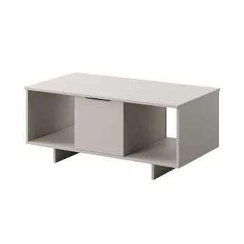 Kohvilaud cama meble ALMA 100×55×55 cm, ristkülikukujuline beež lauaplaat, kašmiirviimistlus