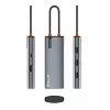 USB-C hubi Tellur TLL321061 koos PD 3.0 100W, HDMI väljundi ja 3× USB 3.0 pordiga